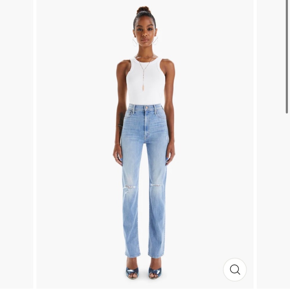 MOTHER DENIM - High Waisted Rider Skimp in Dreamer Size 25